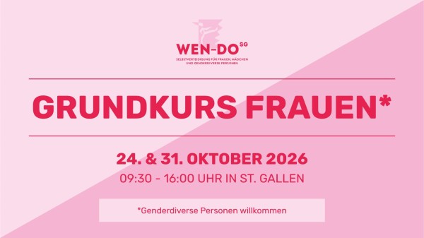 Wen-Do Grundkurs Frauen* - Selbstbehauptung und Selbstverteidigung