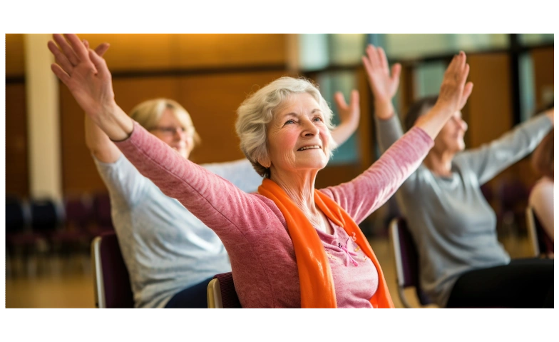 Gymnastik 65+ - con y alrededor de la silla