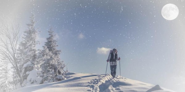 Vollmond-Schneeschuhwanderung