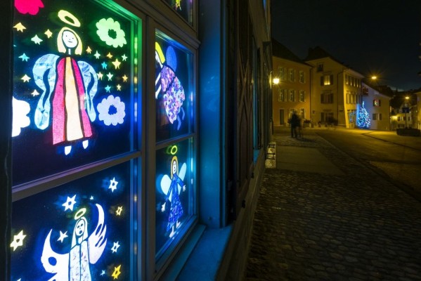 Tour de Ventanas de Adviento en Rheinfelden con Vino Caliente