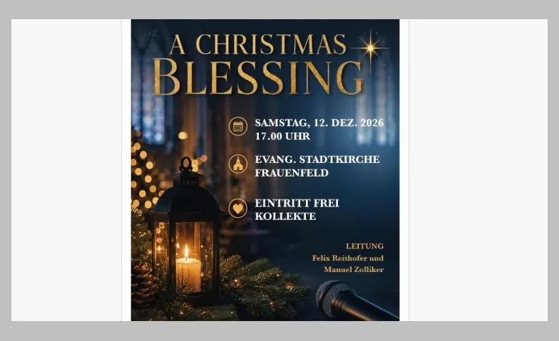 A Christmas Blessing