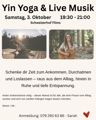 Yin Yoga and Live Music