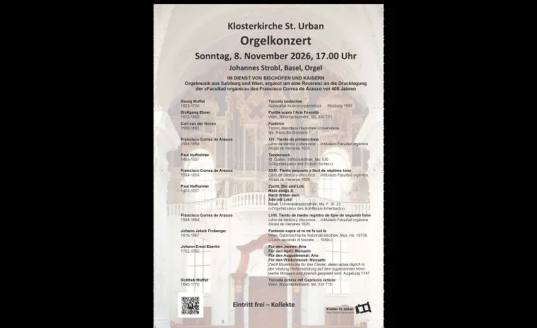 Orgelkonzert Johannes Strobl