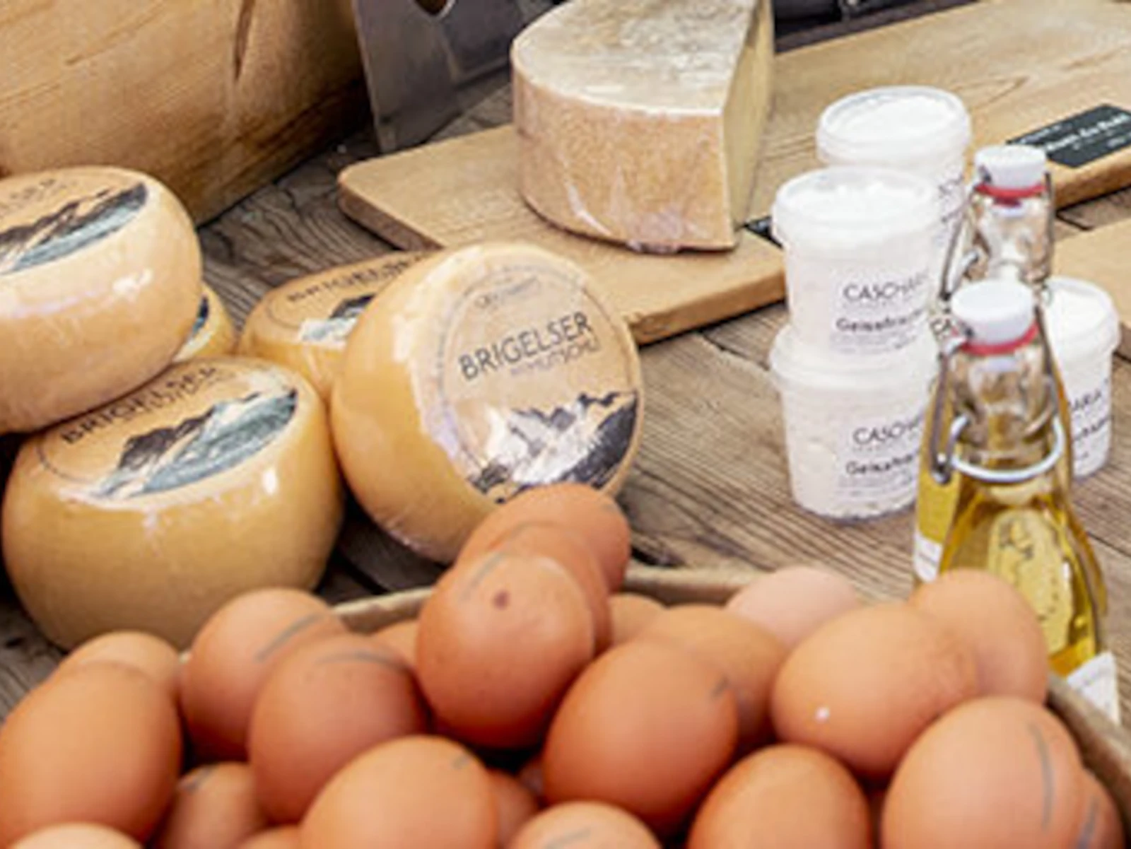 Mercado semanal en Ilanz