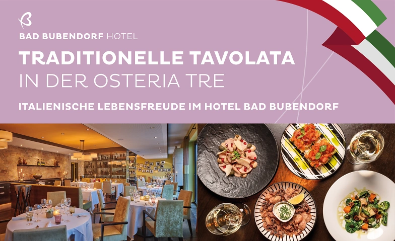 Traditionelle Tavolata in der Osteria Tre im Bad Bubendorf