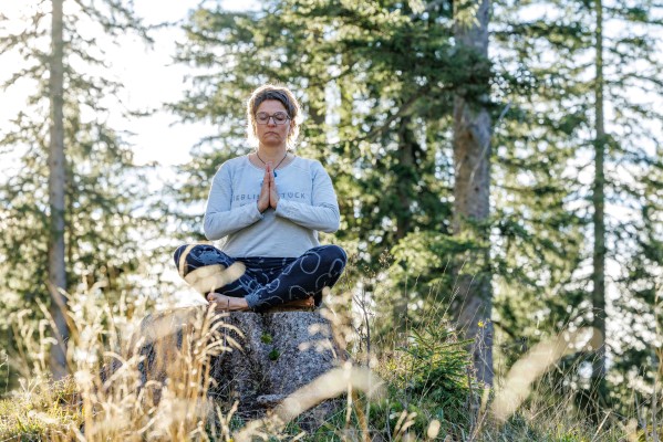 Powerful yoga session Schwägalp