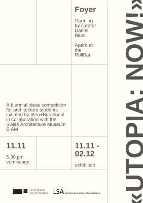 Vernissage «UTOPIA: NOW!»