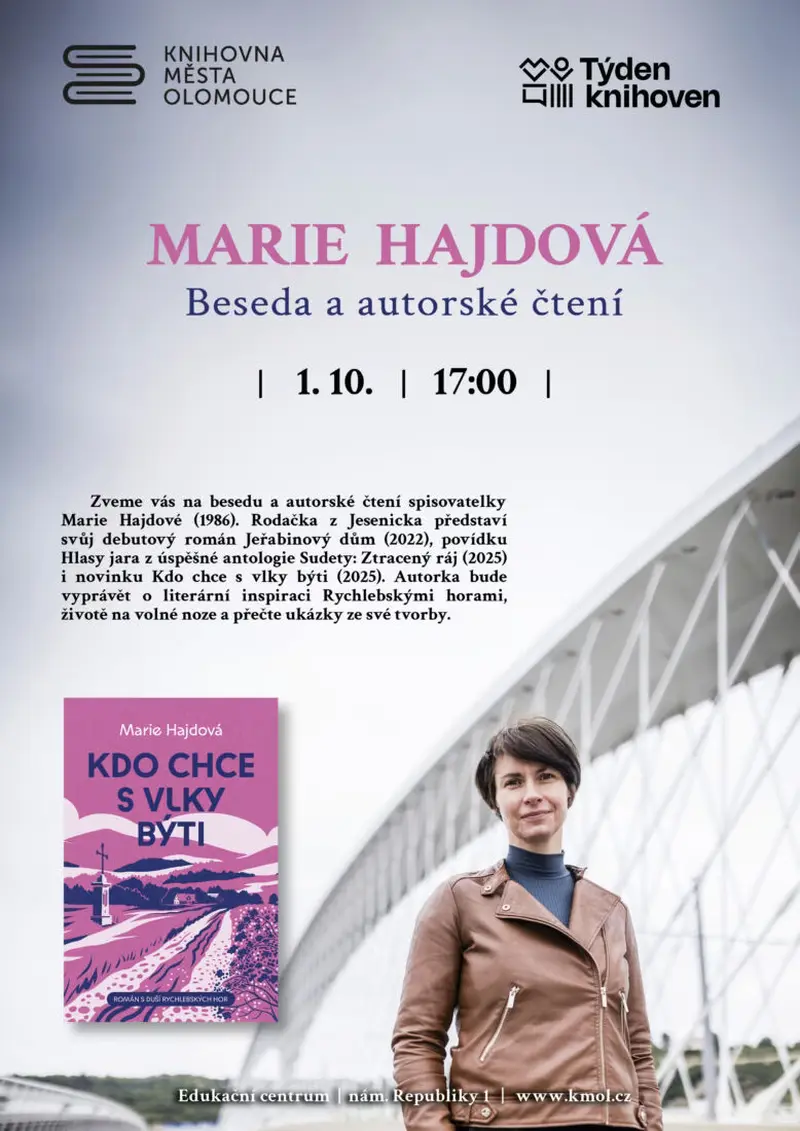 Autorské čtení Marie Hajdové
