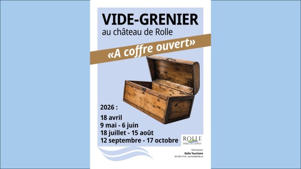 Vide-grenier "A Coffre Ouvert" in Rolle