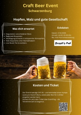 🚨 Craft Beer Event at Bosslis Pub Schwarzenburg 🍺