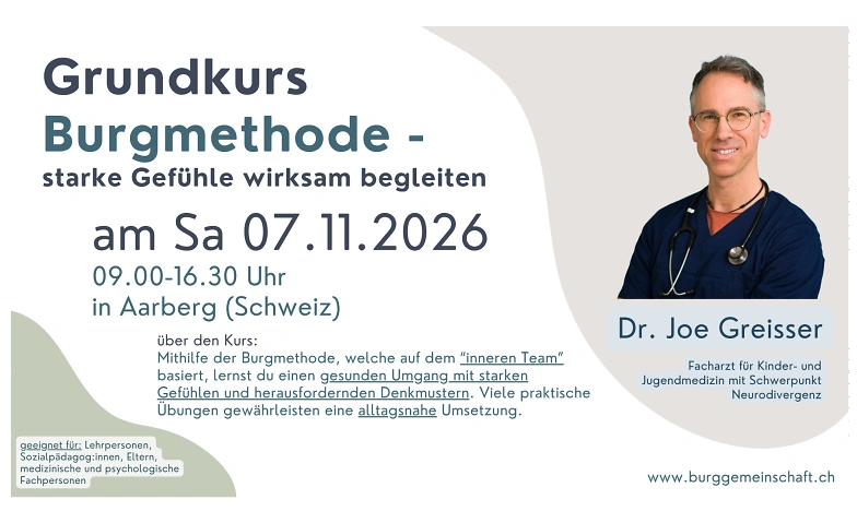 Grundkurs Burgmethode mit Dr. Joe Greisser