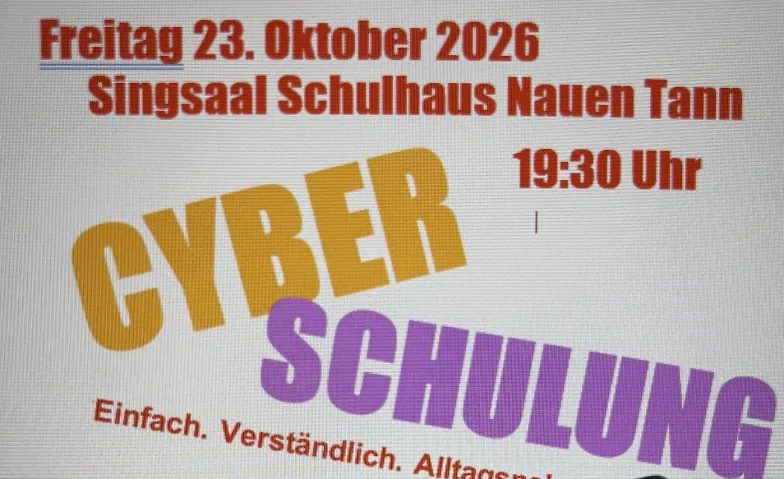 Cyber Schulung - Wissen, was im Netz so läuft