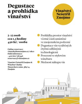 Degustace a prohlídka Vinařství Nešetřil