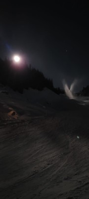 Tobogganing de Luna Llena