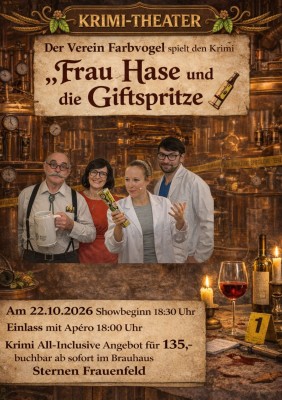 Krimi-Theater "Frau Hase und die Giftspritze"