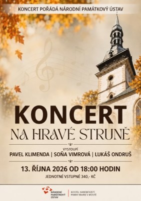 Konzert NA HRAVÉ STRUNĚ in der Kirche der Himmelfahrt Mariä in Most