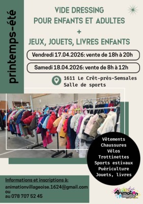 Clothing swap for all and mini children's flea market