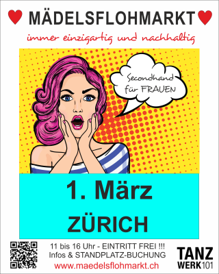 MÄDELSFLOHMARKT -  Flea Market by and for WOMEN - in ZÜRICH
