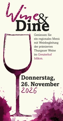 4-Course Wine & Dine at Greuterhof Islikon