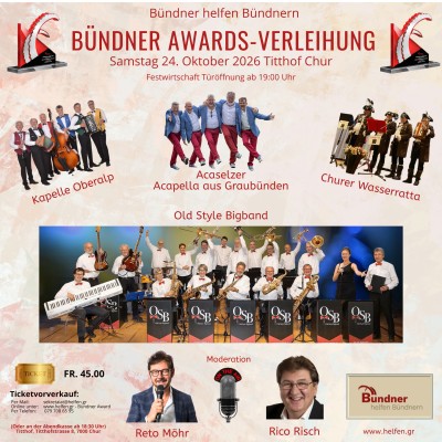 Bündner Awards Ceremony 2026 / Bündner helfen Bündnern
