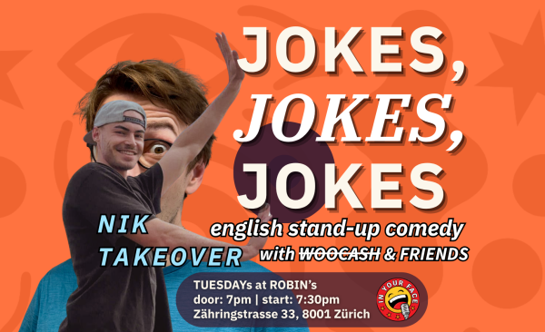 Jokes, Jokes, Jokes - English Stand-up comedy show
