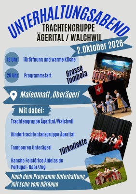 Heimatabend Trachtengruppe Ägerital