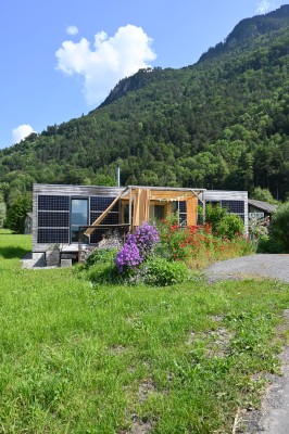Visitas guiadas de la Ökominihaus. Transferencia de conocimientos sobre construcción y vida sostenibles