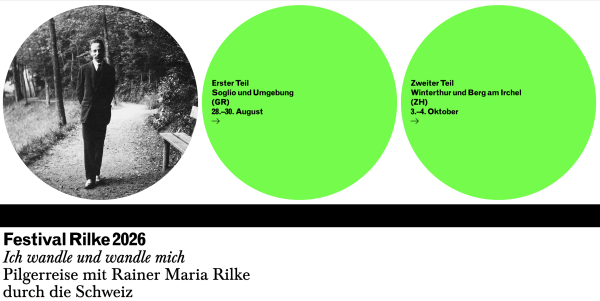 Festival Rilke 2026 - Ich wandle und wandle mich