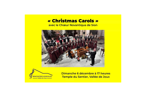 Concierto "Avant Noël" con el Choeur Novantiqua de Sion