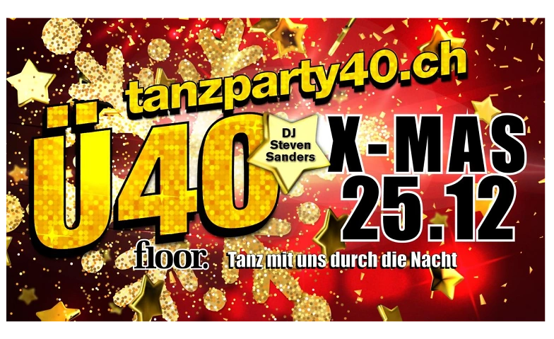 Ü40 Tanzparty Christmas Edition mit DJ Steven Sander