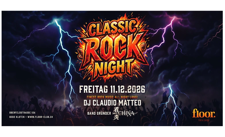Classic Rock Night - mit DJ Claudio Matteo