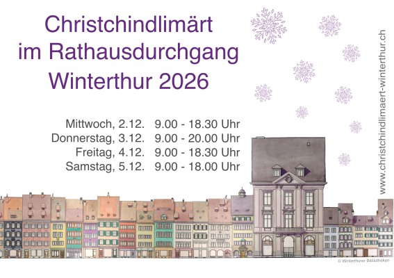 Christchindlimärt in the Town Hall Passage