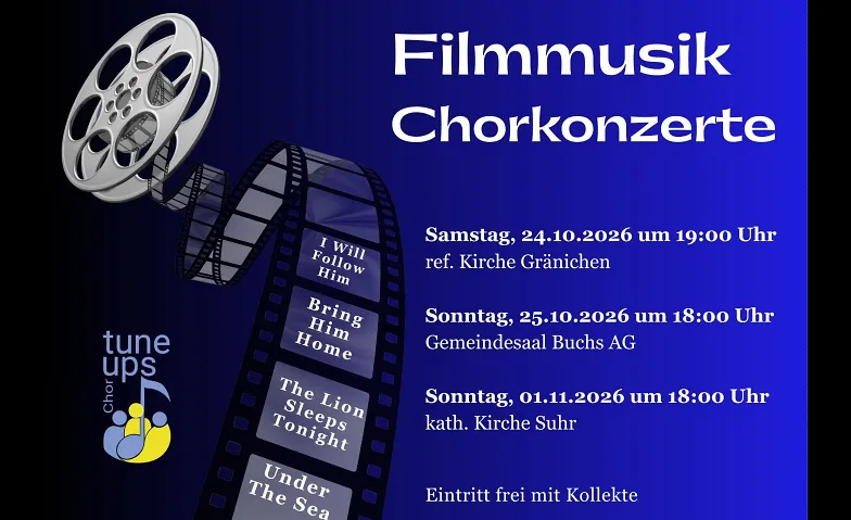 Tune Ups Chor Jahreskonzerte 2026