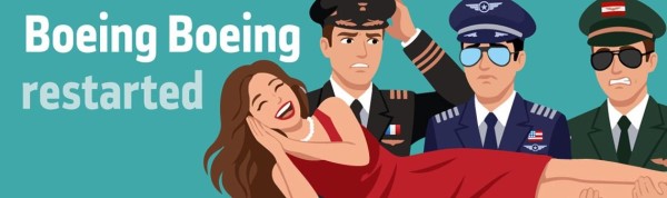 Comedy at Kammertheater Boeing Boeing restarted