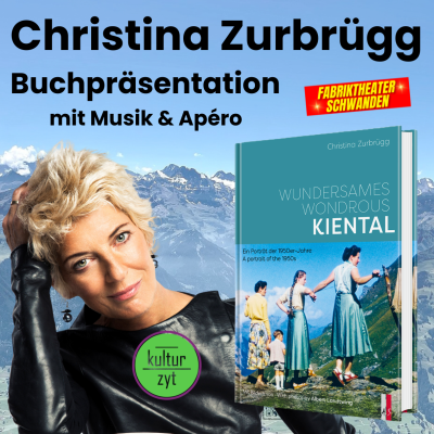 Christina Zurbrügg: Book Presentation with Music & Aperitif