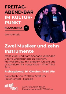 Two Musicians and Ten Instruments
