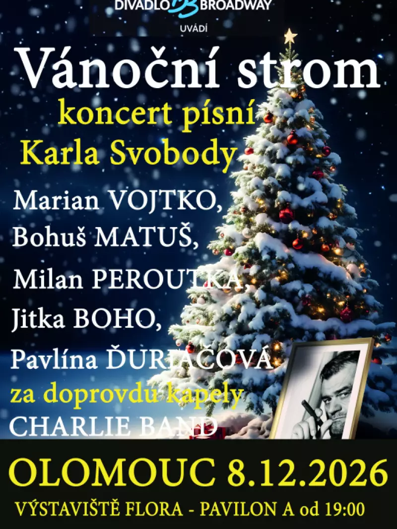 Vánoční strom, koncert písní Karla Svobody