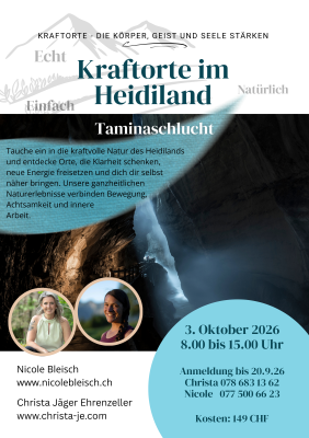 Power Places in Heidiland - Tamina Gorge
