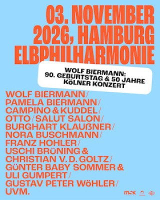 Wolf Biermann & Freunde - "Don't Wait for Better Times – The Anniversary Concerts for the 90th Birthday"