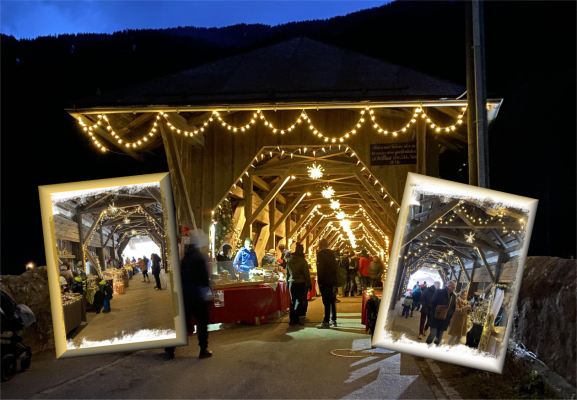 Mercado de Navidad en el Puente de Madera