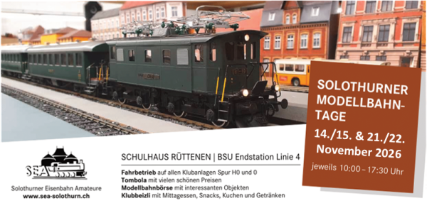 Model Railway Exhibition in Rüttenen