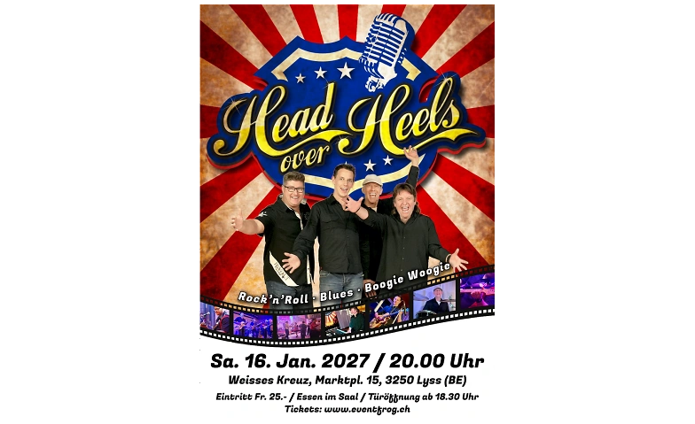 Rock'n'Roll Tanzparty, Seelandhotel Weisses Kreuz, Lyss (BE)