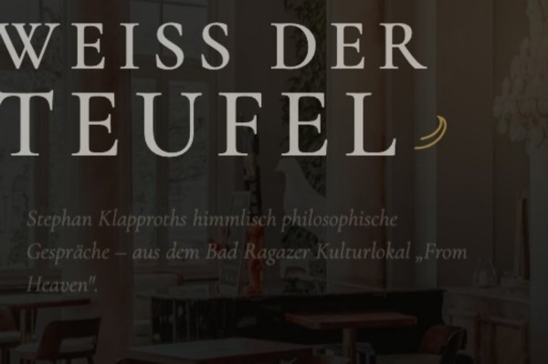 Weiss der Teufel · Martin Werlen