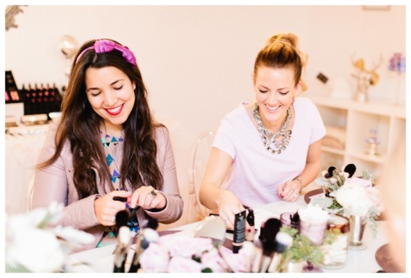 Powder and Prosecco – an evening full of tips and tricks about makeup
