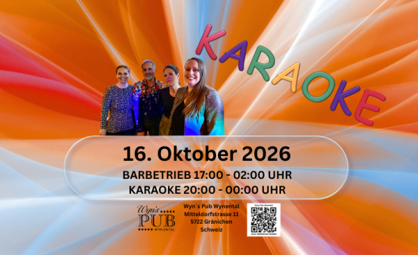 Karaoke en Wyn’s Pub Wynental 2026 5.0