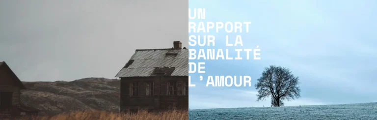 A report on the banality of love