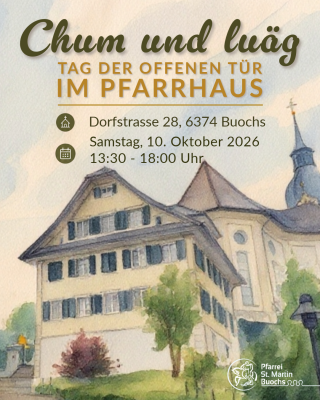 Come and see - Open Parish House Day