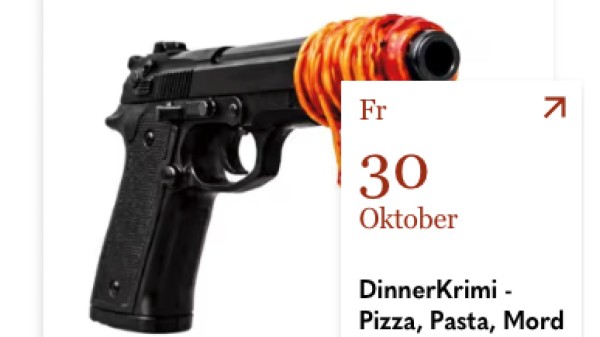 DinnerKrimi – Pizza, Pasta, Mord