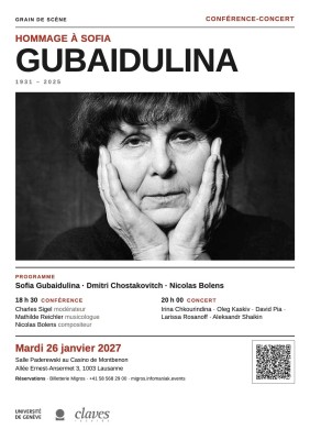 Homage to Sofia Gubaïdulina: Conference concert