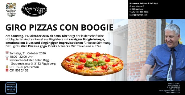 Giro Pizzas con Boogie